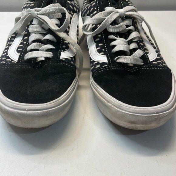 Vans Old Skool Quilt Stitch 'Black White' VN0A3WMA4B0 Sneakers, size 8.5 - Picture 6 of 12